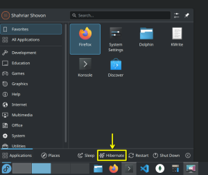 How to Enable Hibernate on Fedora 41 (KDE Plasma Spin)