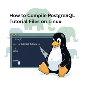 How to Compile PostgreSQL src/tutorial Files on Linux