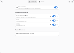 Important GNOME Shell Extensions for GNOME Desktop Environment