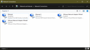 How to Open the Old Windows Control Panel Network Connections Manager