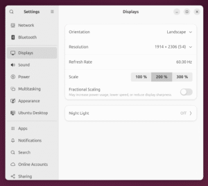 How to Set a Default Scaling Factor on Ubuntu Desktop